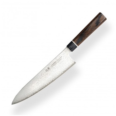 nůž Gyuto / Chef 200 mm Suncraft VG-10 Black Damascus