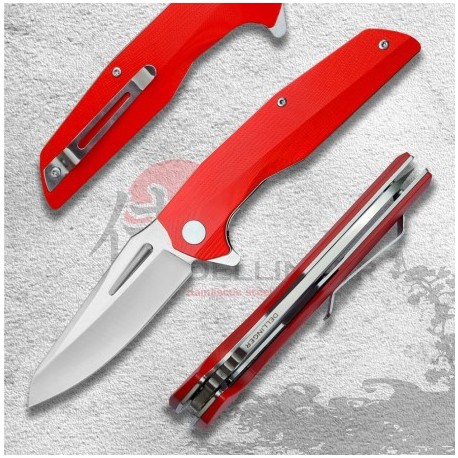 nůž zavírací Dellinger Coyotte Flipper - RED 8Cr14MoV