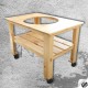 dřevěný borovicový stůl pro keramický gril kamado 23,5" - Dellinger Smoke&Fire