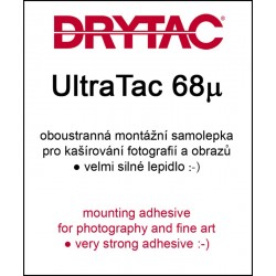 104cm x 50m UltraTac 68µ - montážní samolepka i pro venek, Drytac