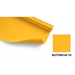 1,35x11m BUTTERCUP FOMEI, středně žlutá papírová role, fotografické pozadí