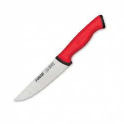řeznický porcovací nůž 120 mm - červený, Pirge DUO Butcher
