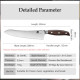 nůž na tuhé potraviny Frozen 7,8" - 200mm Dellinger Dellinger CLASSIC Sandal Wood