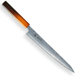 nůž Slicer/Sujihiki 240 mm Hokiyama Sakon Bokusui ROU-Wave