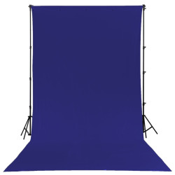 Modré/chromablue textilní pozadí 2,7x7 m, FOMEI