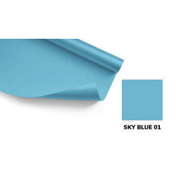2,72x11m SKY BLUE FOMEI, světle modrá papírová role, fotografické pozadí