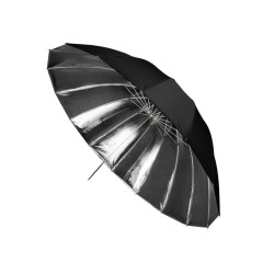 St.deštník BS-185 / černý-stříbrný 185 cm, Terronic