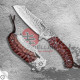 BAZAR!!!nůž zavírací Dellinger DACHSER VG-10 Damascus