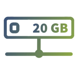 20 GB Data Traffic pro DiLand WEB