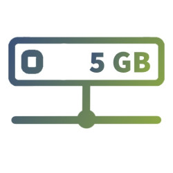 5 GB Data Traffic pro DiLand WEB